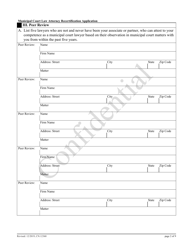 Form 12360 Municipal Court Law Attorney Recertification Application - New Jersey, Page 2