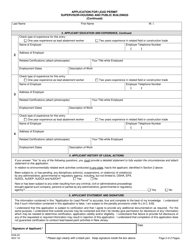 Form EHS-23 Application for Lead Permit Supervisor, Housing and Public Buildings - New Jersey, Page 3