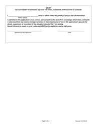 Application for New Mexico Continuing Licensure - New Mexico, Page 5