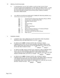 Commercial Hauler &amp; Special Waste Hauler Registration Form - New Mexico, Page 5