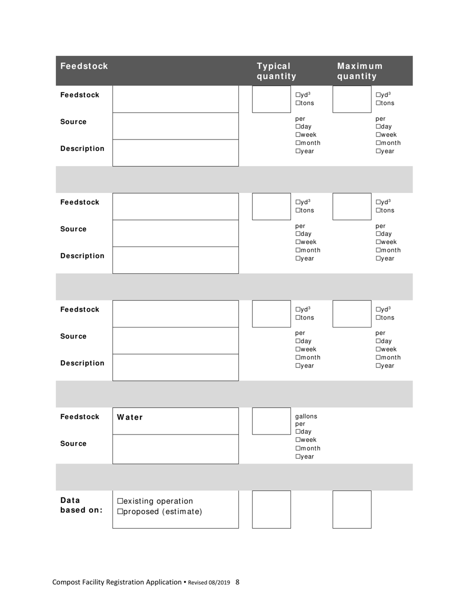 Compost Facility Registration Application - New Mexico, Page 10