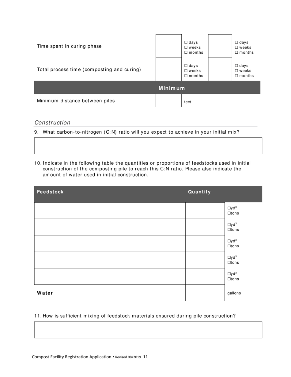 Compost Facility Registration Application - New Mexico, Page 13