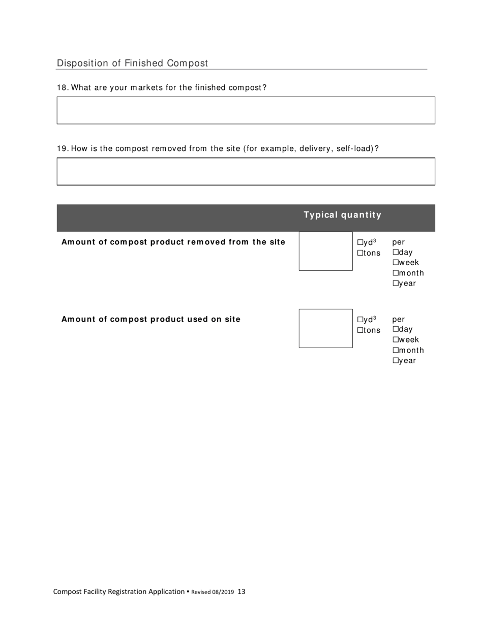 Compost Facility Registration Application - New Mexico, Page 15