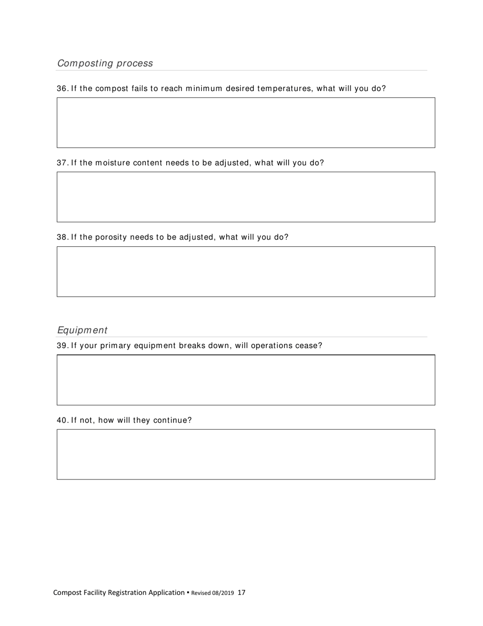 Compost Facility Registration Application - New Mexico, Page 19