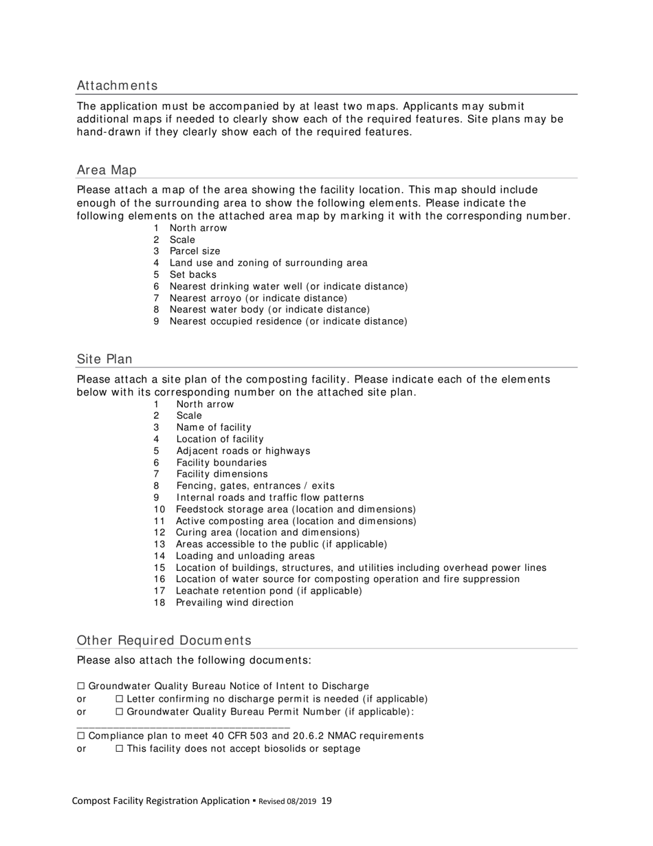 Compost Facility Registration Application - New Mexico, Page 21
