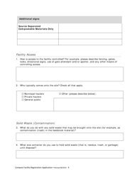 Compost Facility Registration Application - New Mexico, Page 6