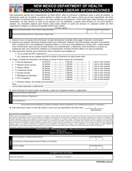 HIPAA Formulario 206 A &quot;Autorizacion Para Liberar Informaciones&quot; - New Mexico (Spanish)