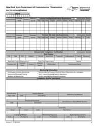 Air Permit Application Form - New York, Page 8