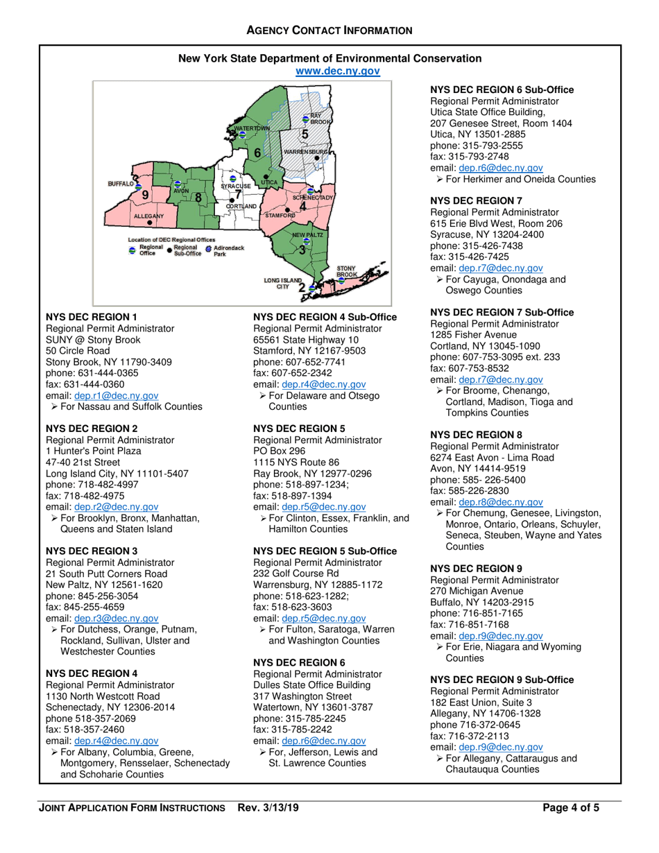 Instructions for Joint Application Form - New York, Page 4