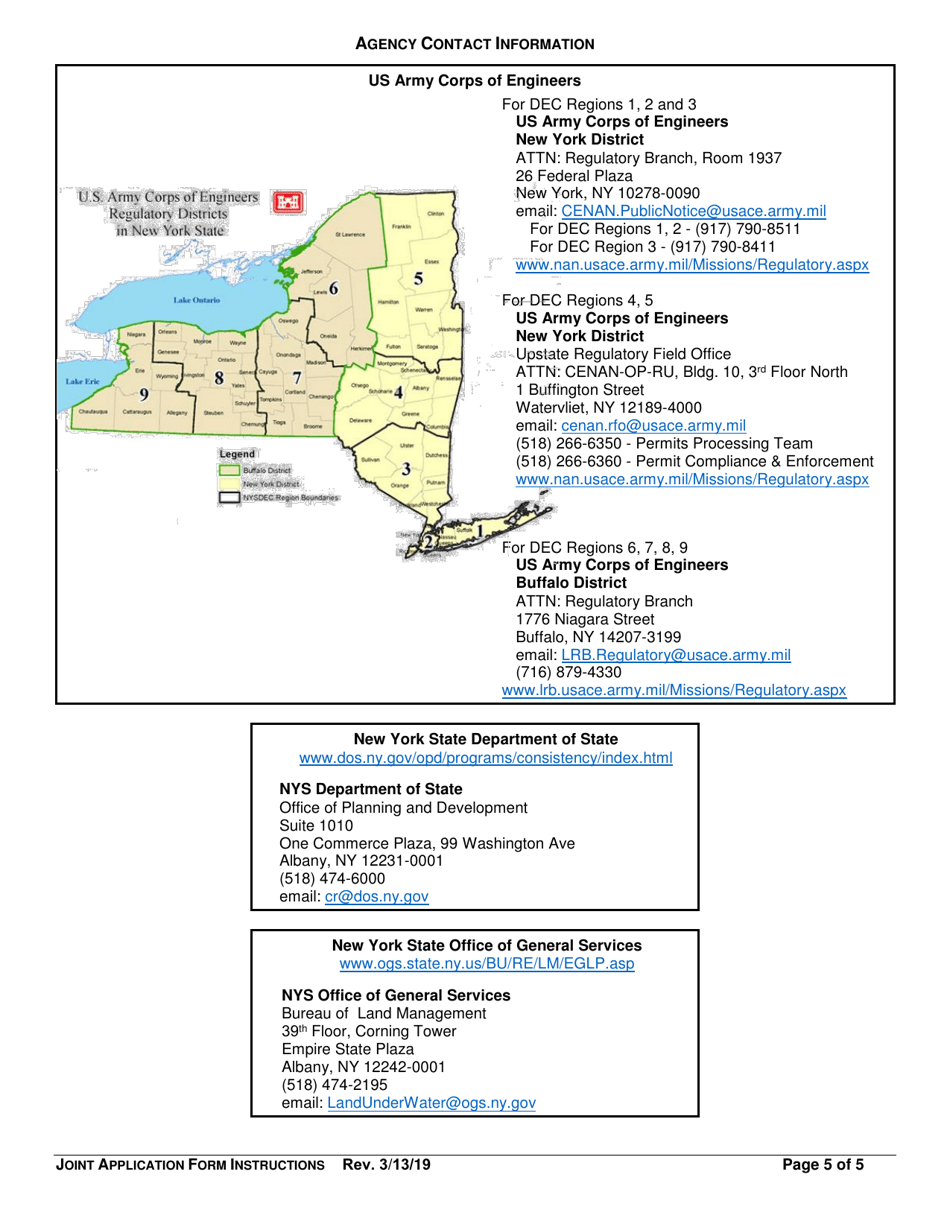 Instructions for Joint Application Form - New York, Page 5