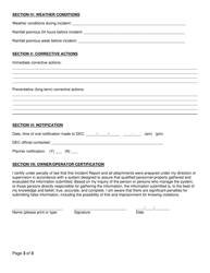 Incident Report Form - New York, Page 3