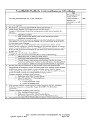 Self-certification Form for Architects and Engineers - New York, Page 4