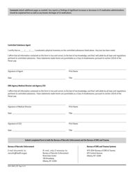 Form DOH-3848 Semi-annual Controlled Substance Inventory Form for EMS Agencies - New York, Page 2