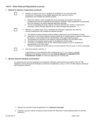 Form AT603 Apprentice Training Program Affirmative Action Plan - New York, Page 7