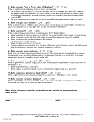 Form ES102HC Career Center Supplemental Questionnaire - New York (Haitian Creole), Page 2