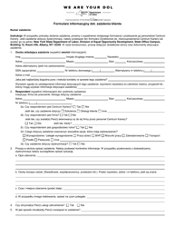 Form ES834P Customer Complaint Information Form - New York (Polish)