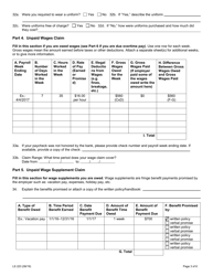Form LS223 Labor Standards Complaint Form - New York, Page 5