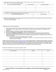 Form LS355.1I Application for Renewal of Employment Agency License - New York (Italian), Page 2