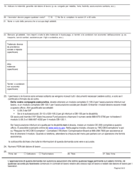 Form LS113I Application for Growers/Processor Certificate of Migrant Registration - New York (Italian), Page 2