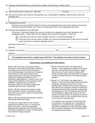 Form LS309 Pay Notice and Work Agreement for Farm Workers - New York, Page 2