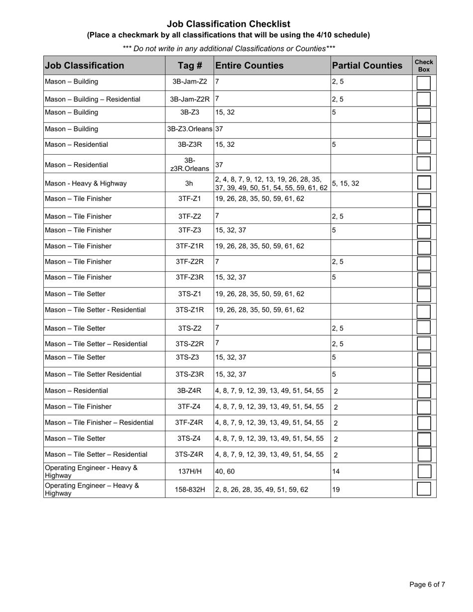 Form PW30.1 Employer Registration for Use of 4 Day / 10 Hour Work Schedule - New York, Page 6