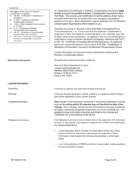 Instructions for Form SH430 Application for an Asbestos Handling License - New York, Page 2