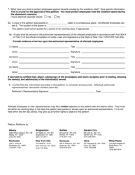 Form SH971 Petition for Modification of Abatement Date - New York, Page 2