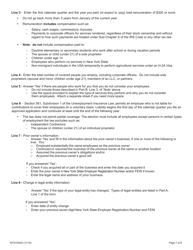 Form NYS100AG New York State Employer Registration for Unemployment Insurance, Withholding, and Wage Reporting for Agricultural Employment - New York, Page 7