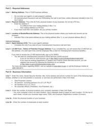 Form NYS100AG New York State Employer Registration for Unemployment Insurance, Withholding, and Wage Reporting for Agricultural Employment - New York, Page 8
