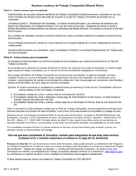 Formulario SW4.1S Reclamo Continuo De Trabajo Compartido - Reclamacion Para La Semana De Espera - New York (Spanish), Page 2