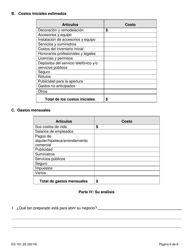Formulario ES161.2S Programa De Asistencia Para Empleo Por Cuenta Propia Estrategia Empresarial - New York (Spanish), Page 6