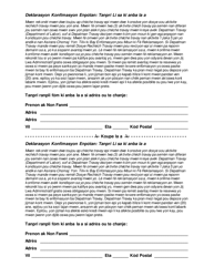 Form TCC406L Certification Coupon - New York (Haitian Creole), Page 2