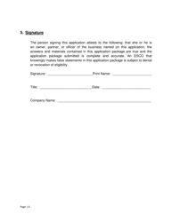 Energy Service Company (Esco) Retail Access Application Form - New York, Page 6