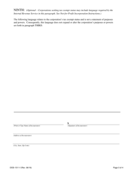 Form DOS-1511-F Certificate of Incorporation - New York, Page 3