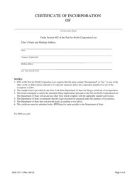 Form DOS-1511-F Certificate of Incorporation - New York, Page 4