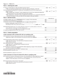 Form IT-209 Claim for Noncustodial Parent New York State Earned Income Credit - New York, Page 2