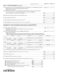 Form IT-209 Claim for Noncustodial Parent New York State Earned Income Credit - New York, Page 3