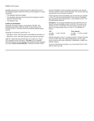 Instructions for Form IT-221 Disability Income Exclusion - New York, Page 2