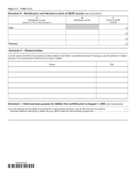 Form IT-604 Claim for Qeze Tax Reduction Credit - New York, Page 4
