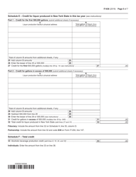 Form IT-636 Alcoholic Beverage Production Credit - New York, Page 5