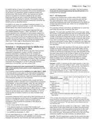 Instructions for Form IT-604 Claim for Qeze Tax Reduction Credit - New York, Page 7