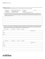 Form DTF-686-ATT New York Reportable Transaction Disclosure Statement and Request for a Determination - New York, Page 2