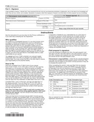 Form IT-280 Nonobligated Spouse Allocation - New York, Page 2