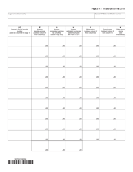 Form IT-203-GR-ATT-B Schedule B Yonkers Group Return for Nonresident Partners - New York, Page 2