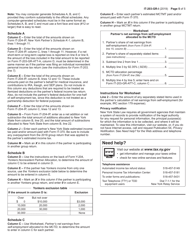 Instructions for Form IT-203-GR Group Return for Nonresident Partners - New York, Page 5