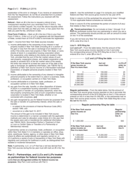 Instructions for Form IT-204-LL Partnership, Limited Liability Company, and Limited Liability Partnership Filing Fee Payment Form - New York, Page 2