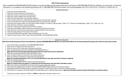 Form AAP10 Dbe/Mbe/Wbe/Sdvob Solicitation Log - New York, Page 2