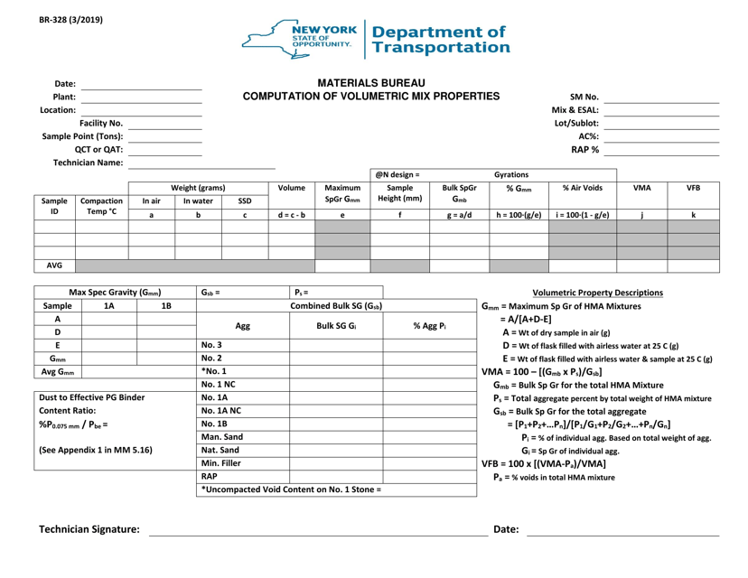 Form BR-328  Printable Pdf
