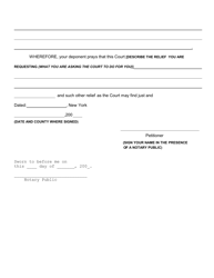 Verified Petition - Queens County, New York, Page 4