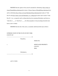 Order of Reference and Default Judgment Template - Queens County, New York, Page 4